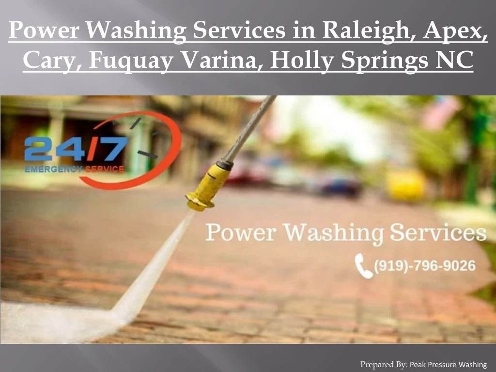 power washing services in raleigh apex cary