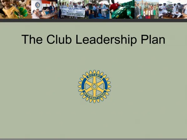The Club Leadership Plan