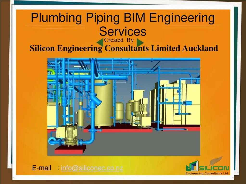 plumbing piping bim engineering services
