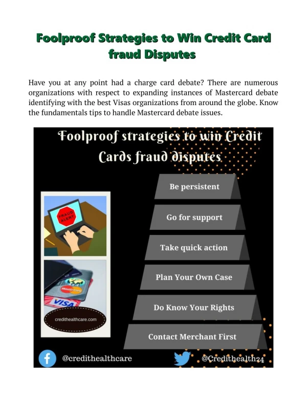 How win credit card fraud disputes