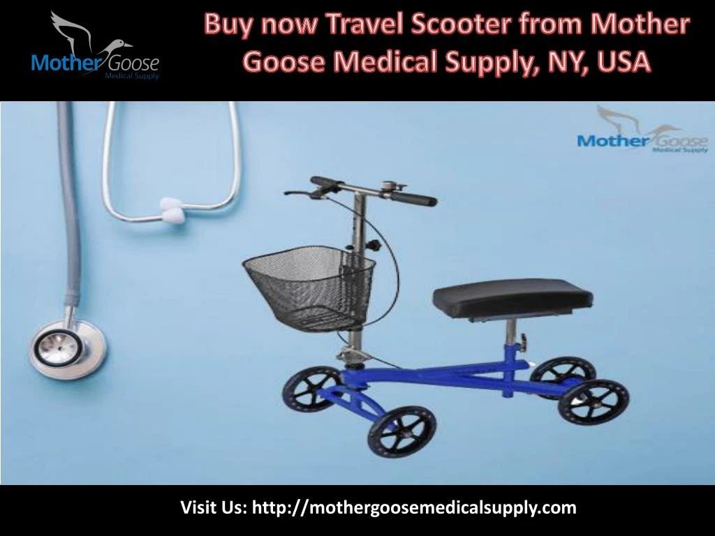 buy now travel scooter from mother goose medical