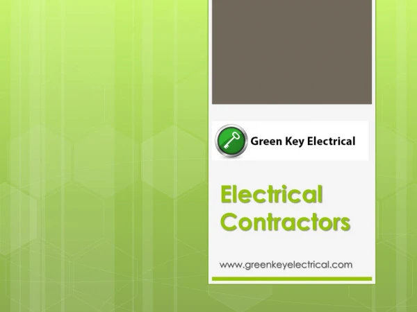 Electrical Contractors - www.greenkeyelectrical.com