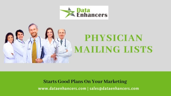 Physician Mailing Lists | Physician Email Database | Physician Email List