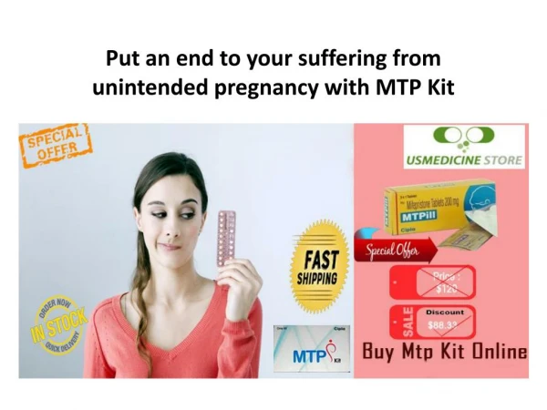 Put an end to your suffering from unintended pregnancy with MTP Kit