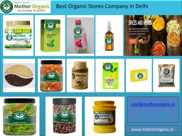 organic products company in delhi
