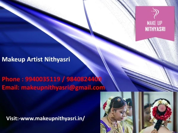 Wedding Make Up Artist In Chennai