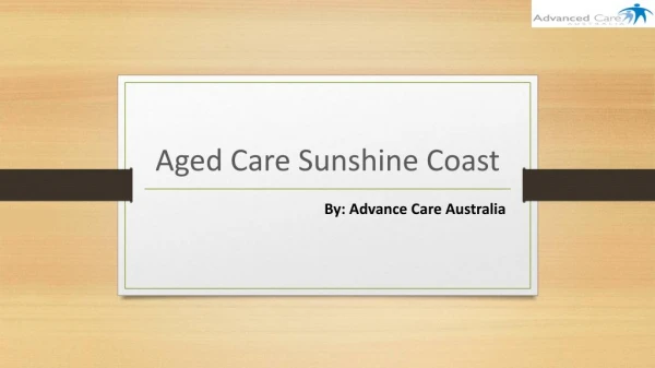 Aged Care Service in Sunshine Coast