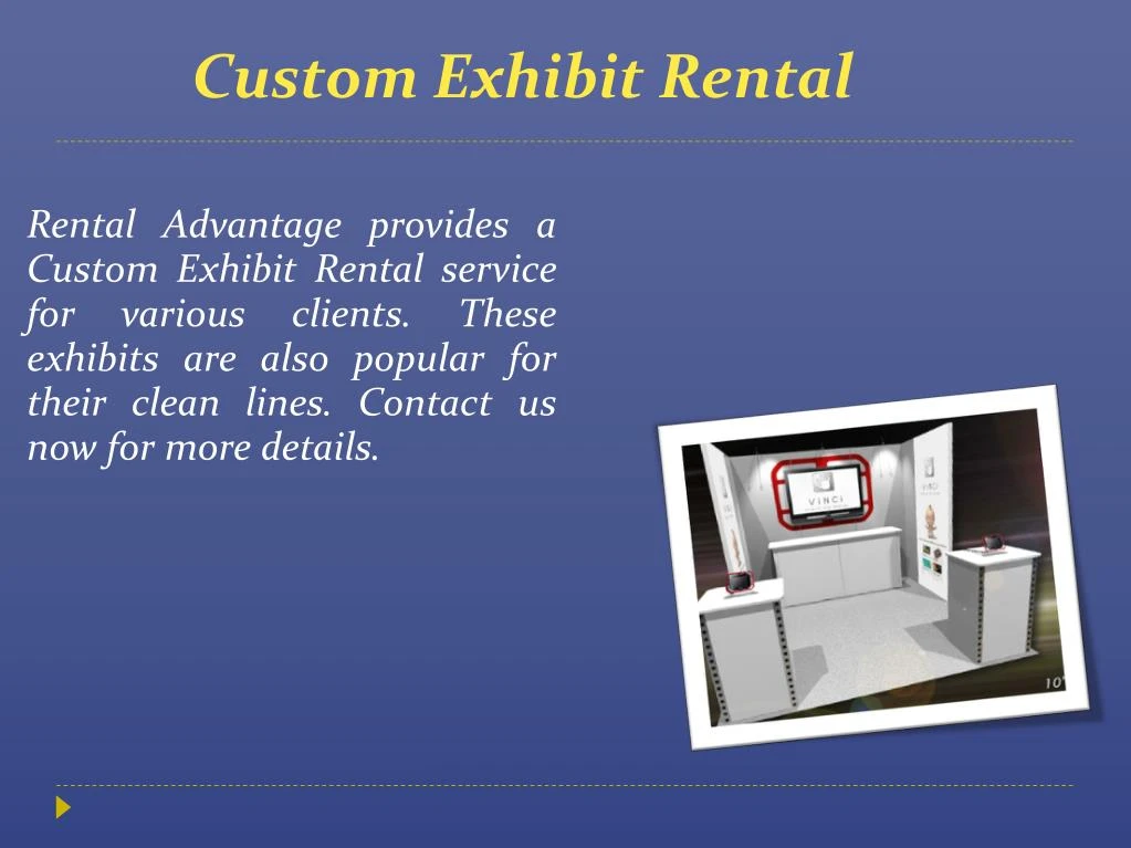 custom exhibit rental