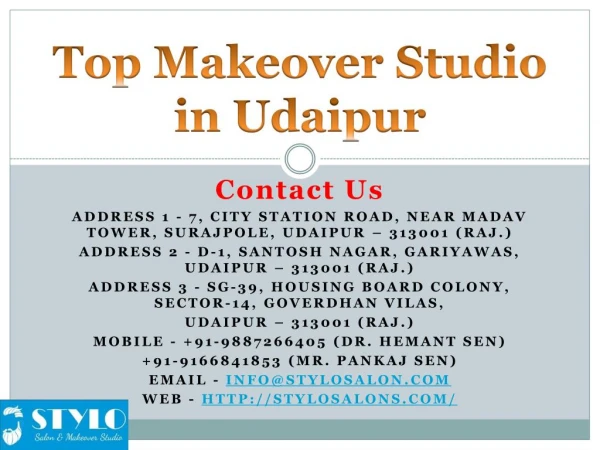 Top Makeover Studio in Udaipur