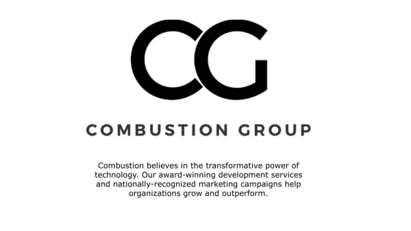 Complete Digital Marketing Solutions at Combustion Group