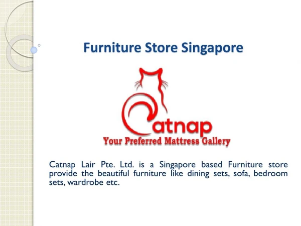Furniture store singapore