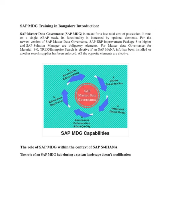SAP MDG Material