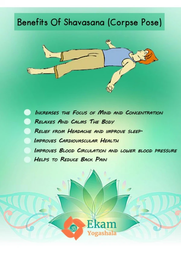 Benefits of Shavasana (Corpse Pose)