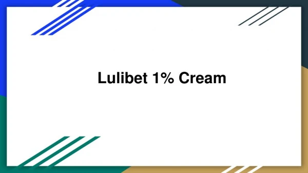 Lulibet 1% cream