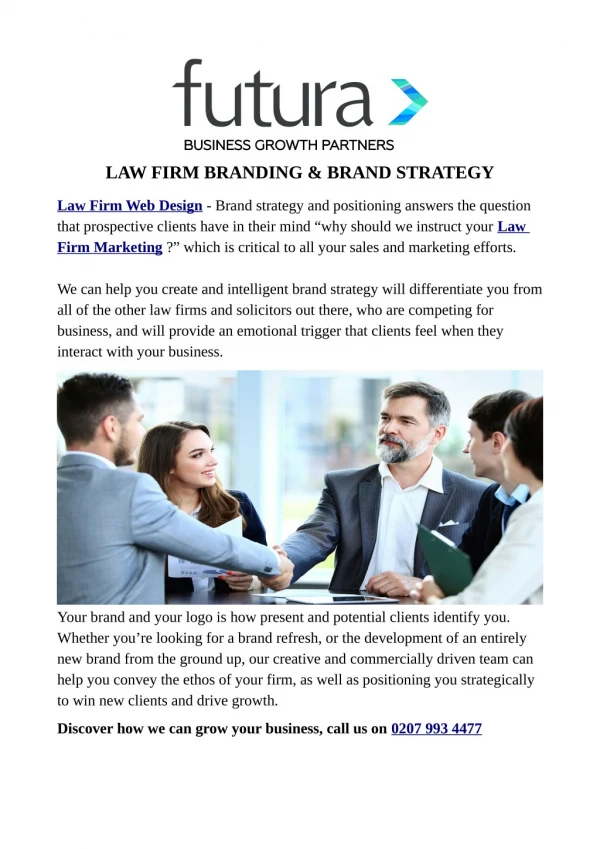 LAW FIRM BRANDING & BRAND STRATEGY