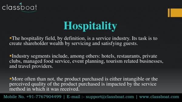 Hospitality Management Course in Mumbai
