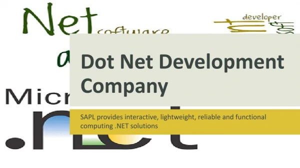 Dot Net Development Company - Best .NET Developers