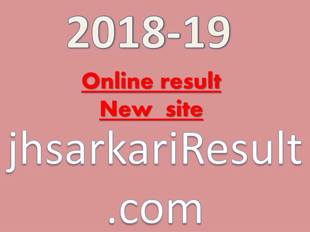 online result new site