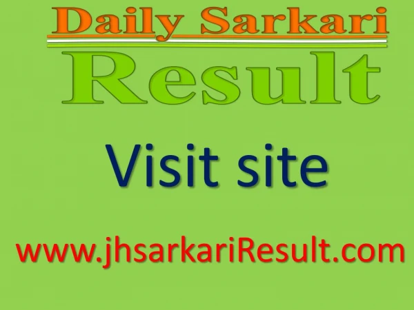Online Sarkari Resul