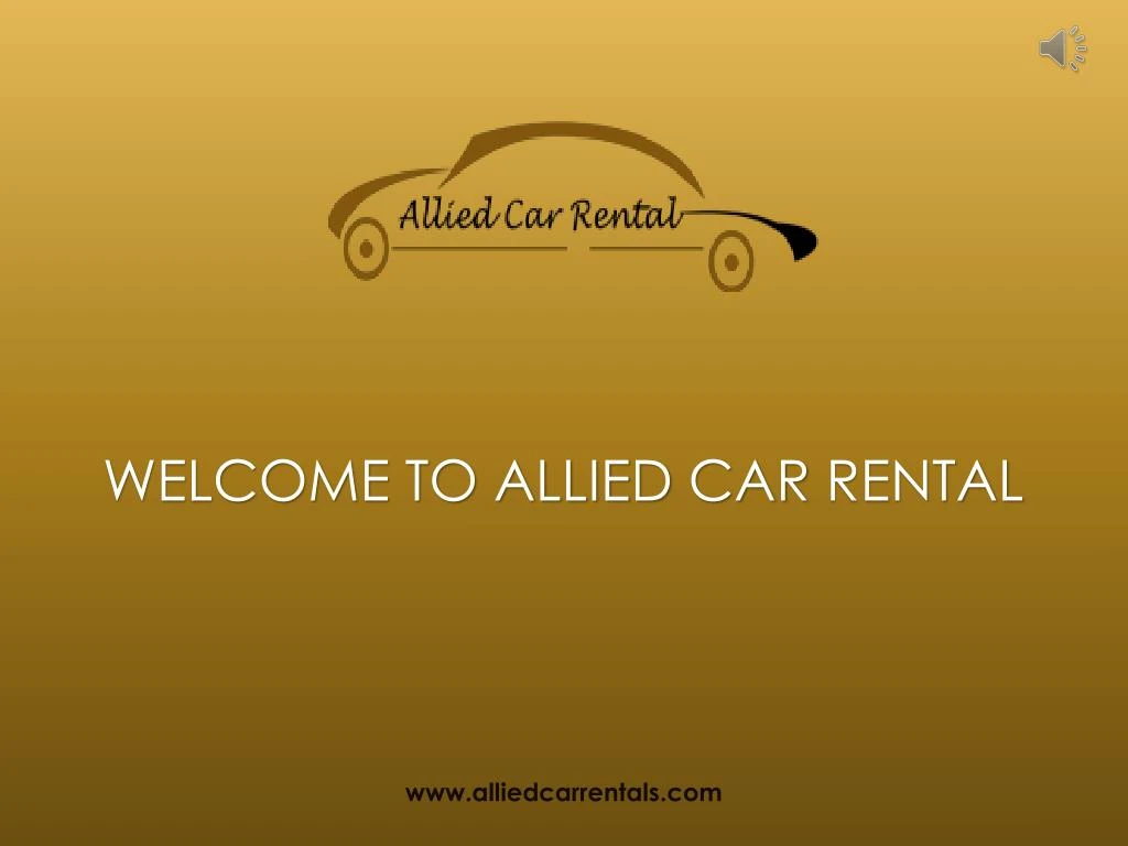 welcome to allied car rental