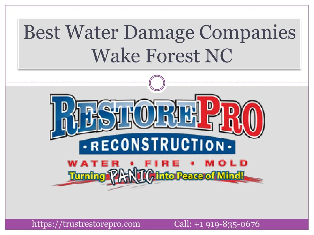 best water damage companies wake forest nc