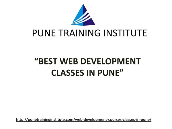 Best Web Development Courses- Classes- Institutes in Pune | Pune Training Institute