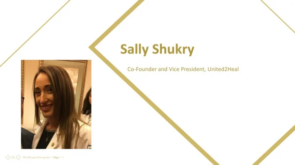 Sally Shukry - From Old Westbury, New York
