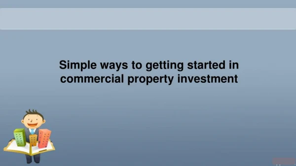 How to buy a commercial property in Ooralea?