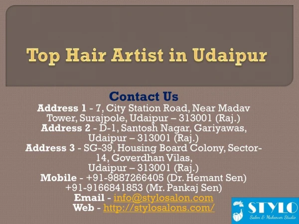 Top Hair Artist in Udaipur