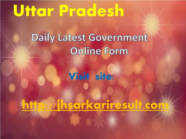 Latest Government Online Form