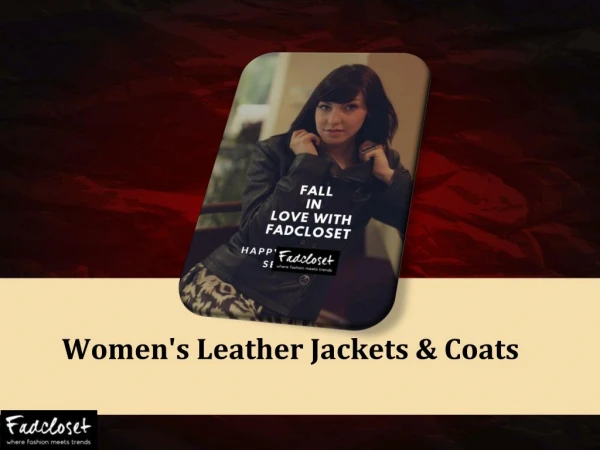 Women's Leather Jackets & Coats - Fadcloset