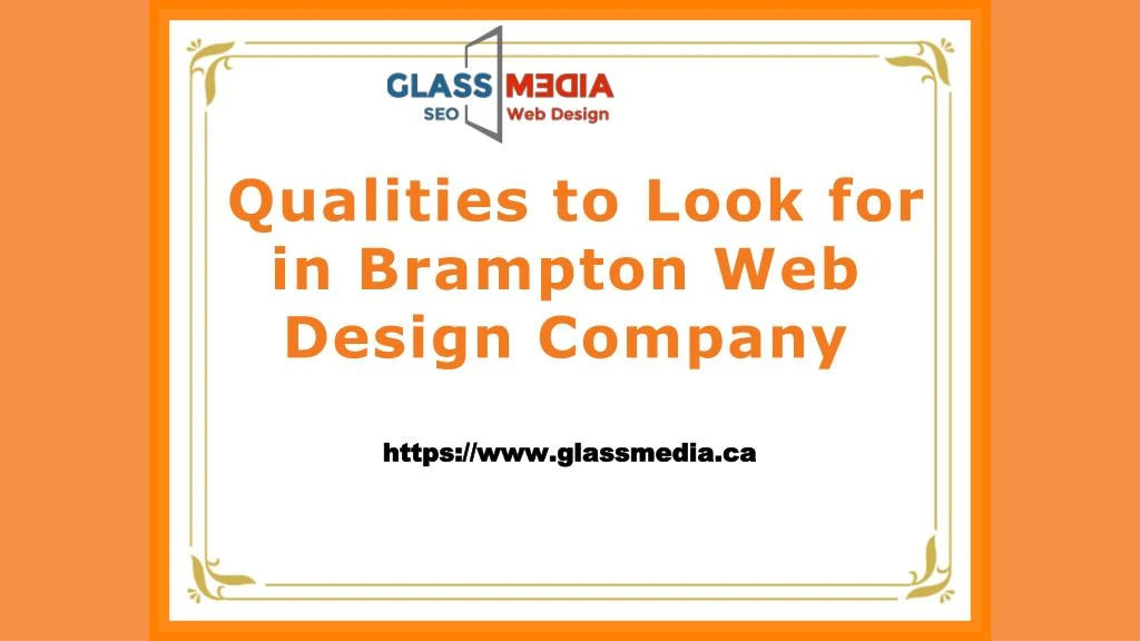 qualities to look for in brampton web design company