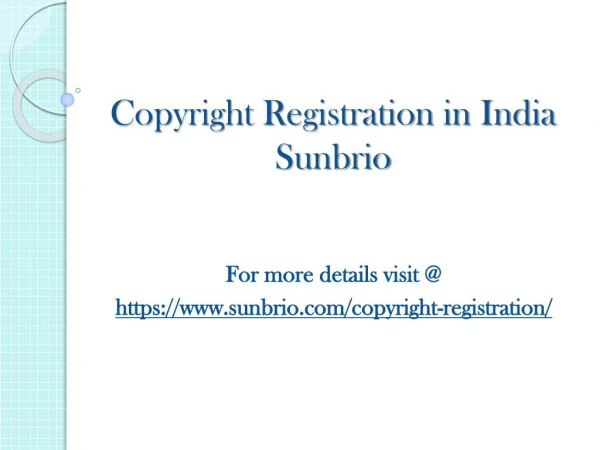Important Sections of Copyright in India