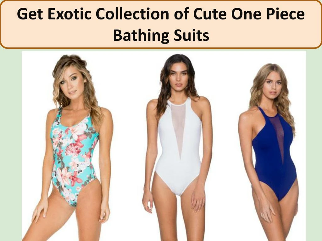 get exotic collection of cute one piece bathing