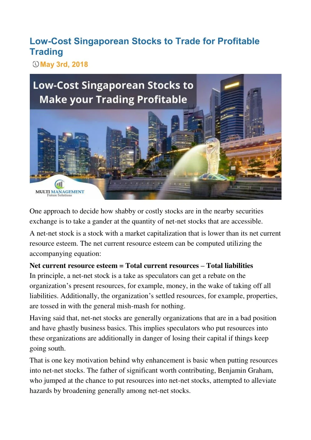 low cost singaporean stocks to trade