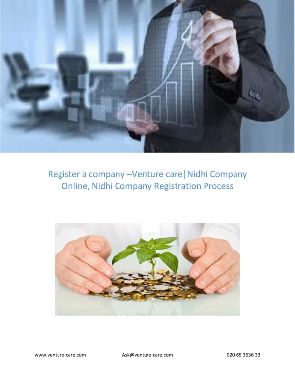 Register a company â€“Venture care|Nidhi Company Online, Nidhi Company Registration Process