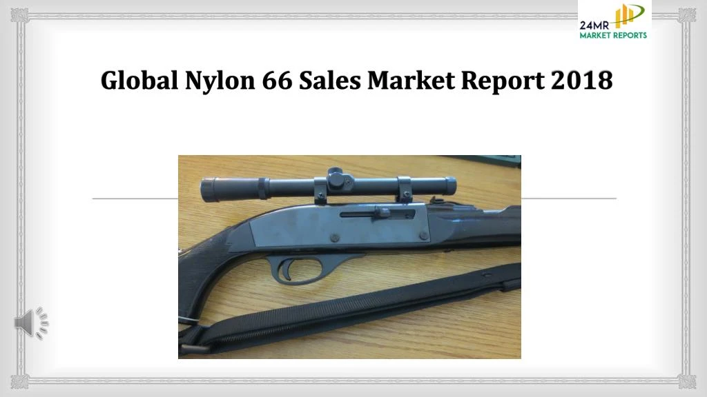 global nylon 66 sales market report 2018