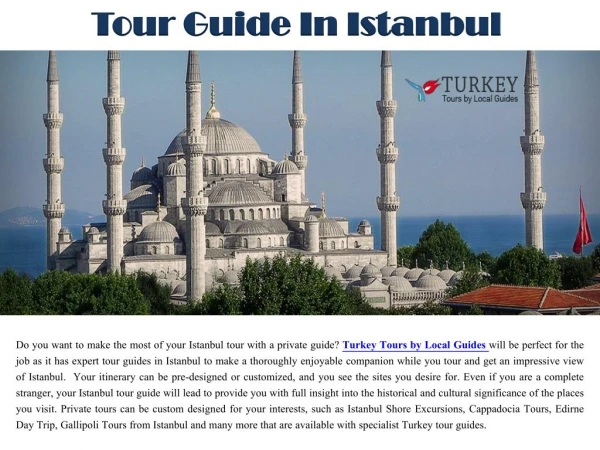 Tour Guide In Istanbul