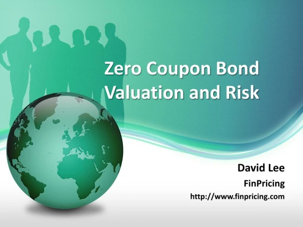 Explaining Zero Coupon Bonds and Valuation