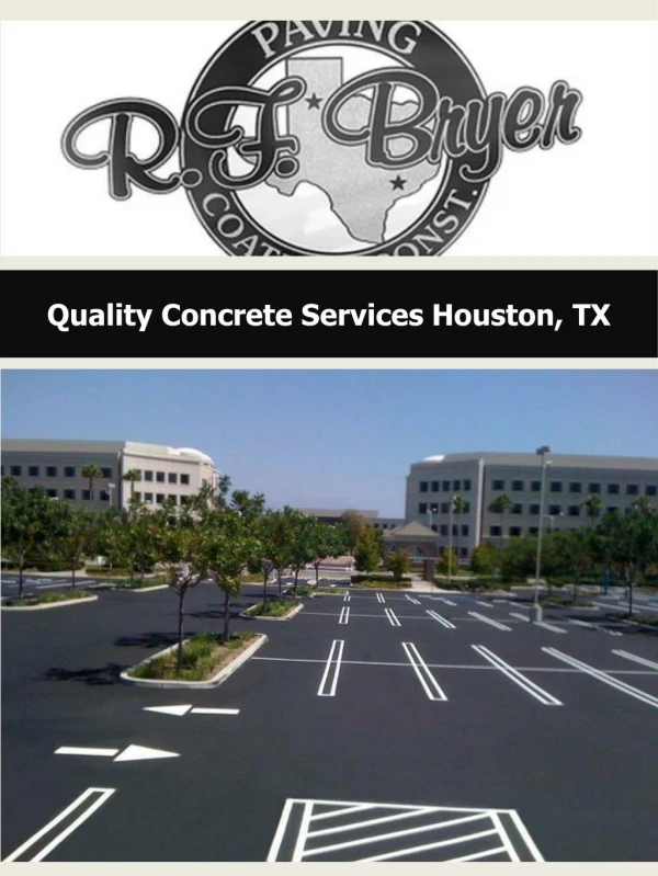 Quality Concrete Services Houston, TX