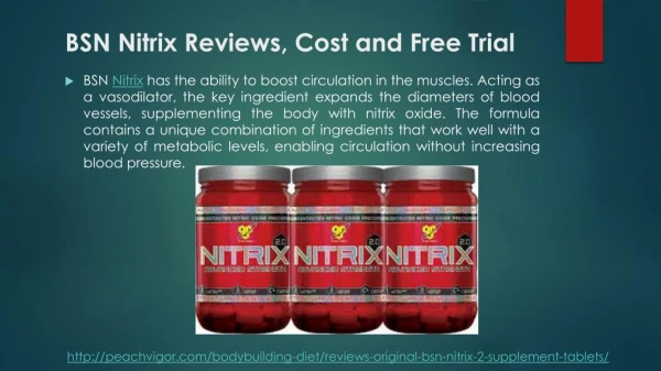 Read BSN Nitrix Reviews, Side Effects and Result