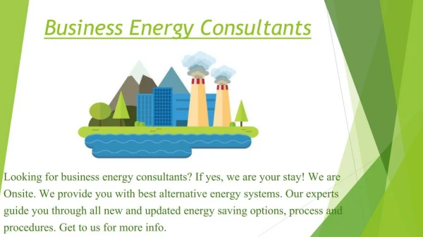 Business Energy Consultants - onsiteenergyconsultant