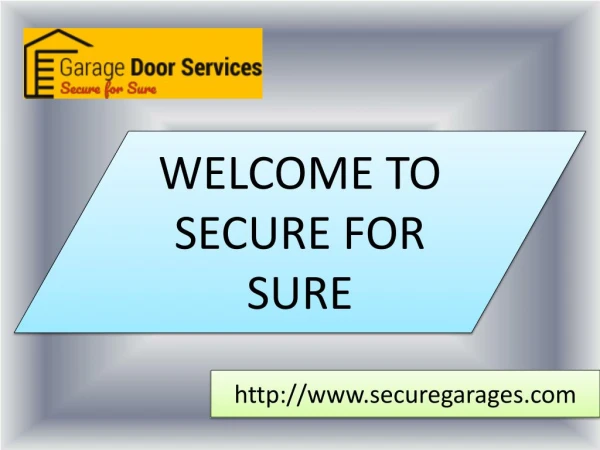 Garage door service Sergeantsville