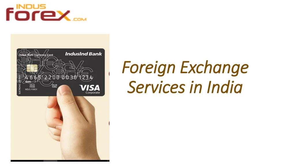 foreign exchange services in india
