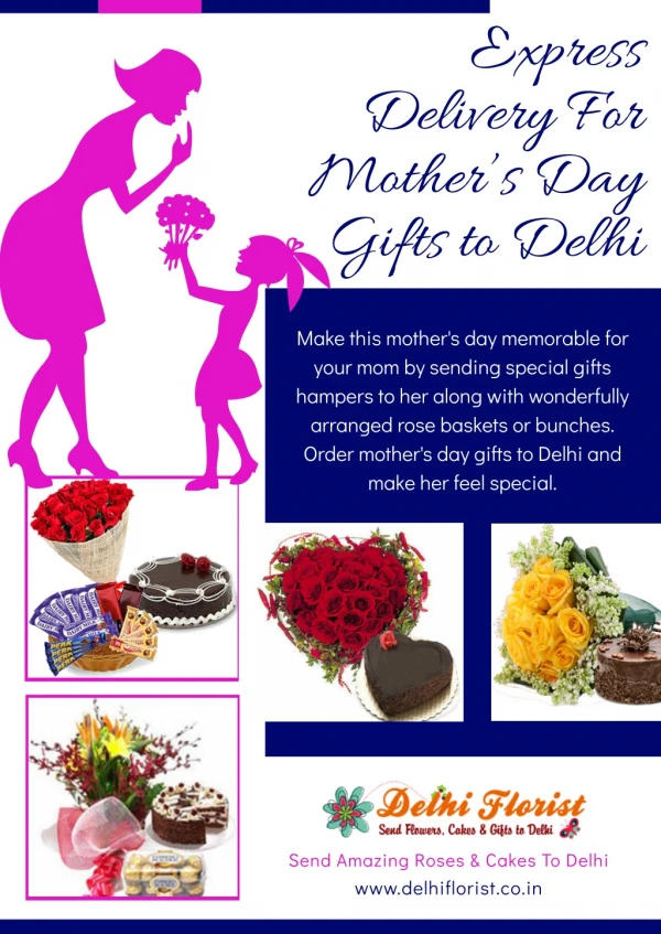 Express Delivery For Mother's Day Gifts To Delhi