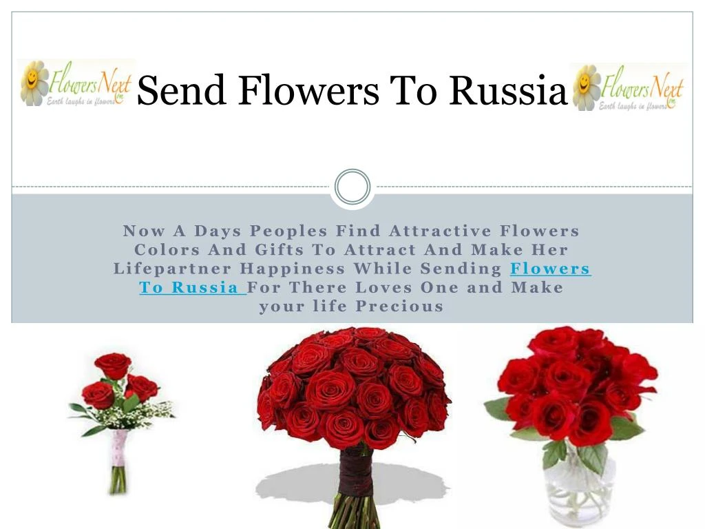 send flowers to russia