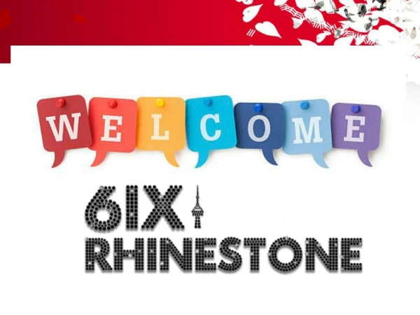 Promote your brand with 6ixrhinestone Logo shirts