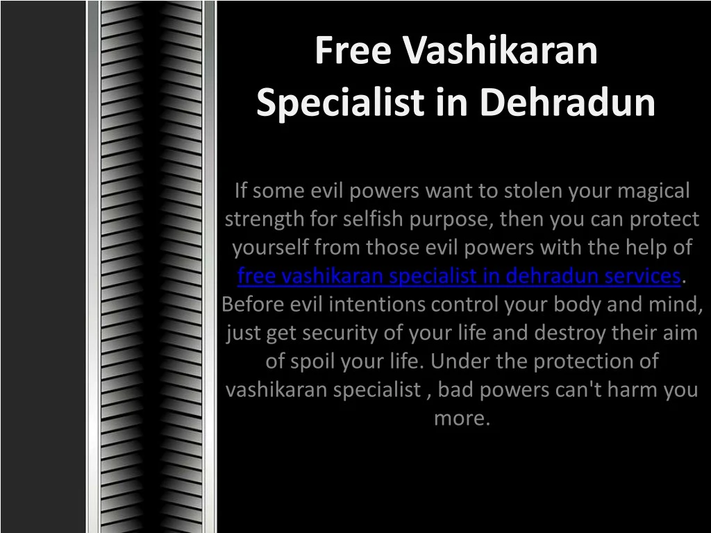 free vashikaran specialist in dehradun