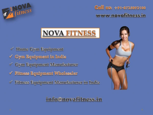Fitness Equipment Manufacturer in India