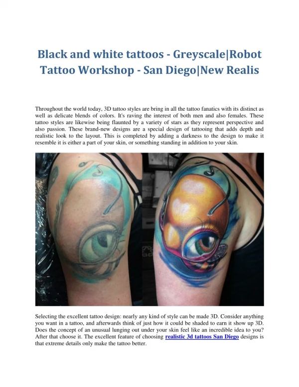 Tattoo in San Diego | Best Tattoo Artist | Tattoo Maker Shop USA